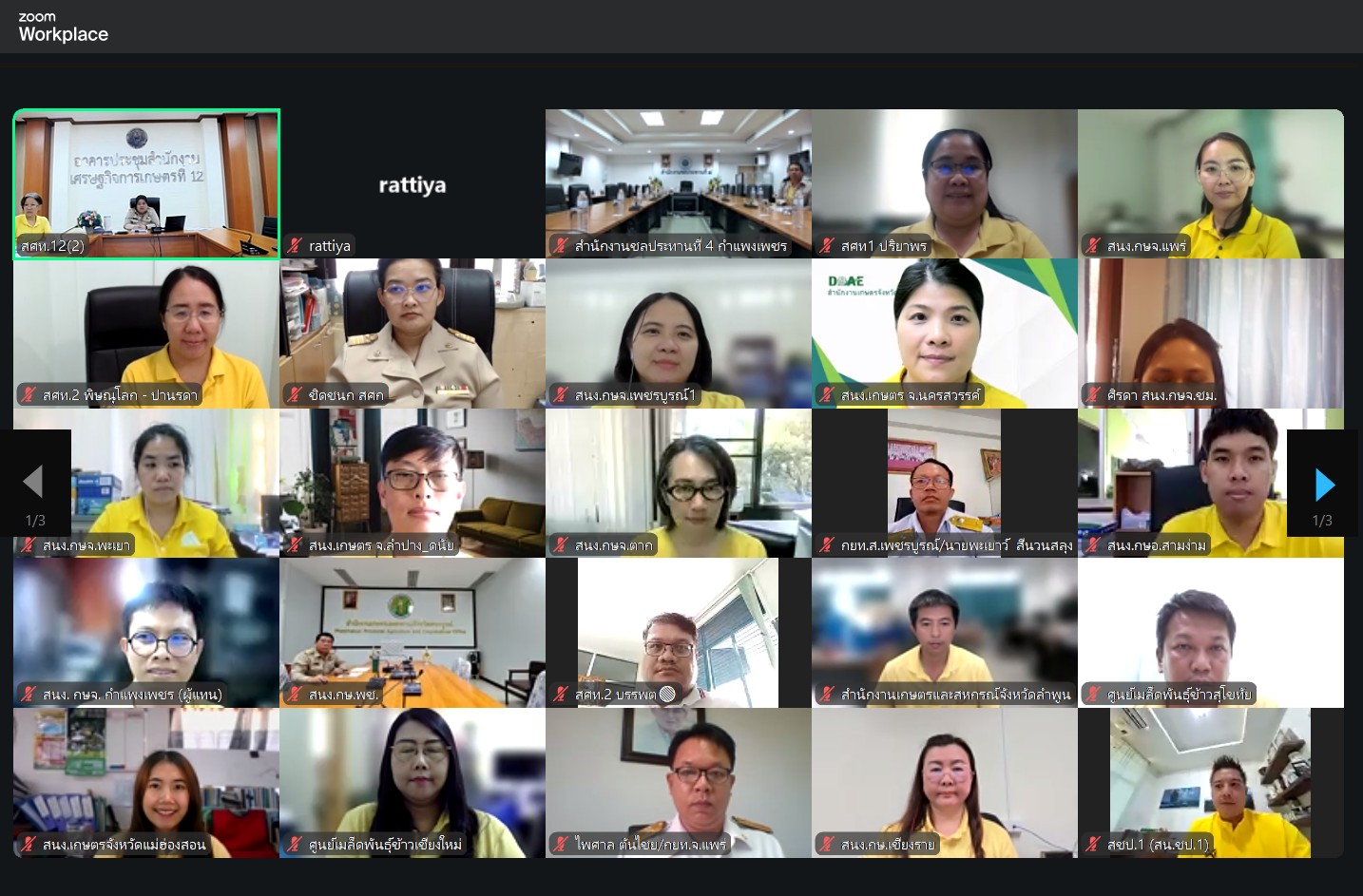 สศท.12 จัดประชุมคณะทำงานพัฒนาคุณภาพข้อมูลปริมาณการผลิต